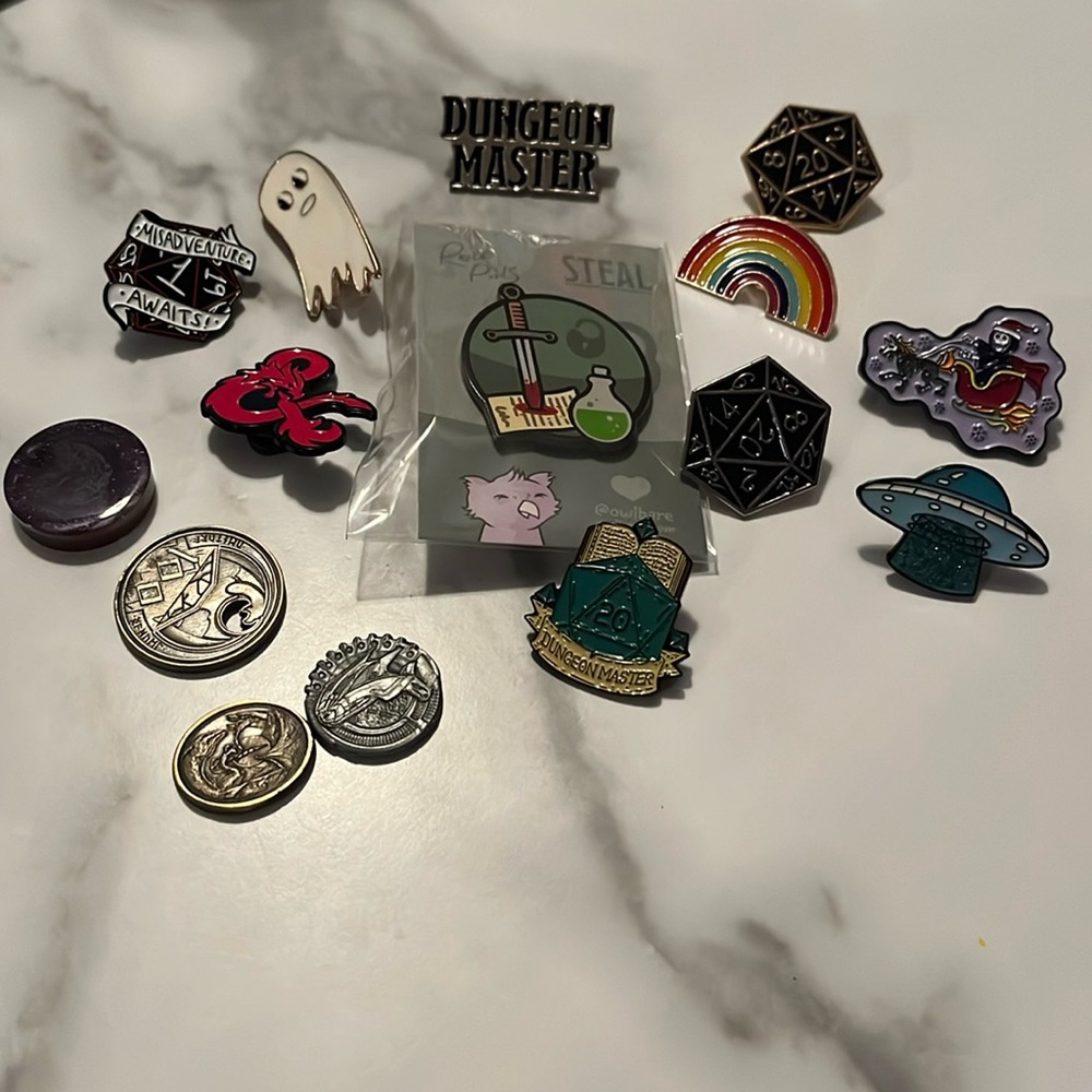 D&D and related pins